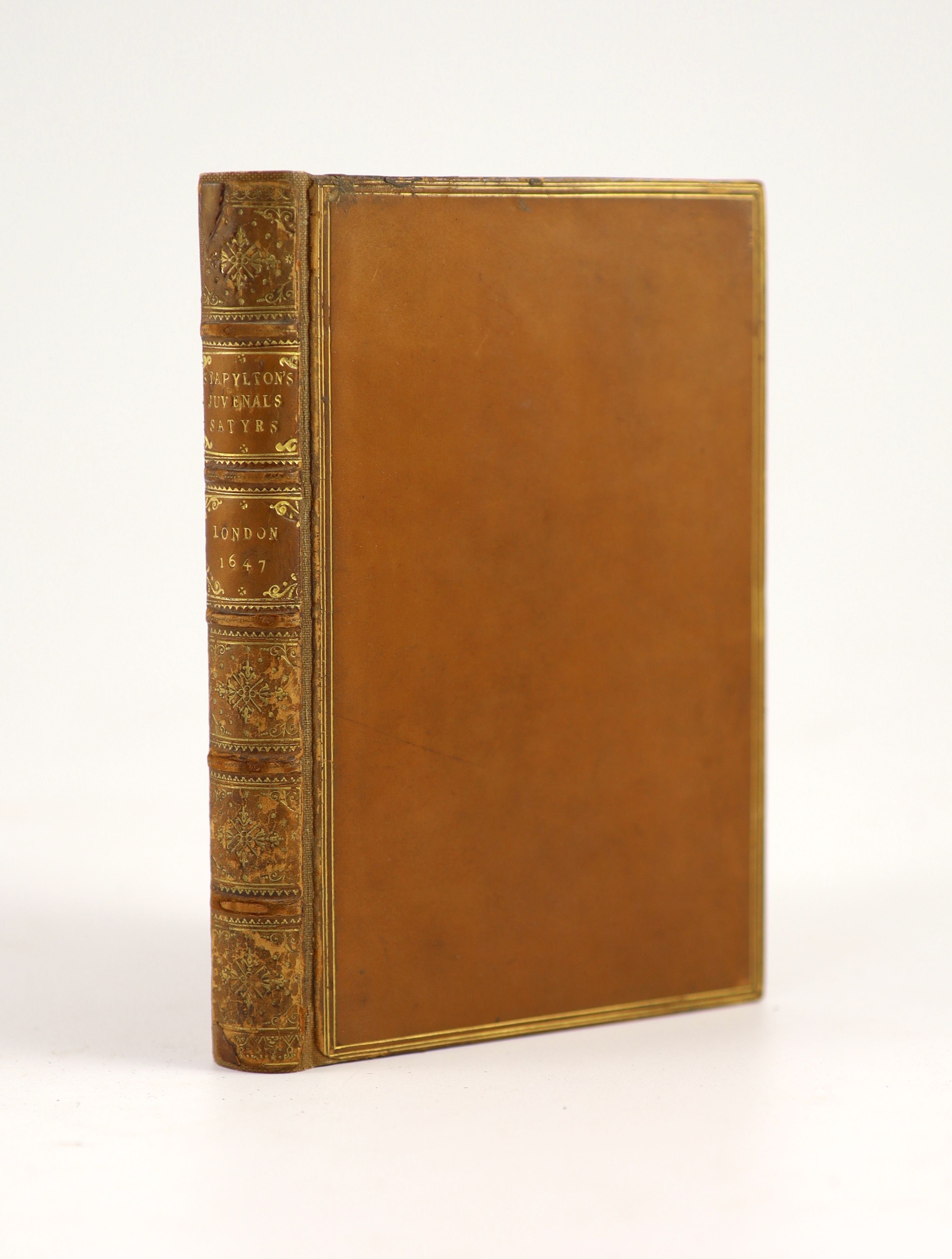 Juvenal. Juvenal's Satyrs or, a Survey of the Manners and Actions of Mankind. With arguments, marginall notes, and annotations ... by Sir Robert Stapylton.